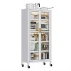 LunaLulinlk Open-door kitchen shelving Floor-to-ceiling multilevel household microwave storage cabinet bowls side cabinets cabinets Storage cabinets - 3 of 4