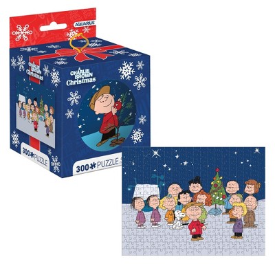 Aquarius Puzzles Peanuts A Charlie Brown Christmas Tin Globe 300 Piece Jigsaw Puzzle