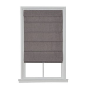 Home Basics Cordless Room Darkening Fabric Classic Roman Shade - 1 of 4