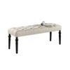 NicBex Upholstered Bench,Dining Bench with Solid Wood Frame,Modern Ottoman with Turned Legs for Living Room,Entryway,Kitchen - 2 of 4