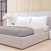 PiccoCasa Brushed Breathable Delicate Piping Roll Rim Zipper Closure Pillowcases 2 Pcs - 4 of 4