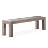 Auckland Bench Reclaimed Wood Weathered Gray - Steve Silver Co.: CSA Certified, Stained Textured Veneer, No Back - 3 of 4