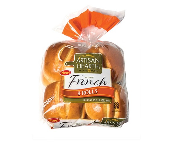 Artisan Hearth French Rolls - 8ct/21oz