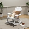WestinTrends Outdoor Patio All-weather Adirondack Rocking Chair - 2 of 4