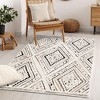 Modern Farmhouse Diamonds Indoor Runner or Area Rug by Blue Nile Mills - 2 of 4
