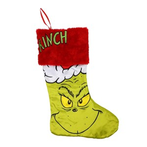The Grinch Big Face Holiday Stocking - 1 of 4