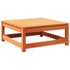vidaXL Patio Footstool Wax Brown 27.6"x27.6"x11.8" Solid Wood Pine - 2 of 4