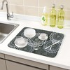 REGALWOVEN Large Diatomaceous Stone Dish Drying Mat for Kitchen Counter, Dishes, Cups, and Utensils - 2 of 4
