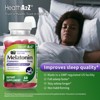 HealthA2Z - Sugar Free Melatonin Gummies (Blackberry Flavored) - 60 Count - 4 of 4