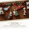 Spode Christmas Tree Snowman Tree Hugger Ornament - 2 of 4