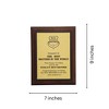 LEMONSODA World's Greatest Plaque (Best Brother in The World) - Gold - 4 of 4