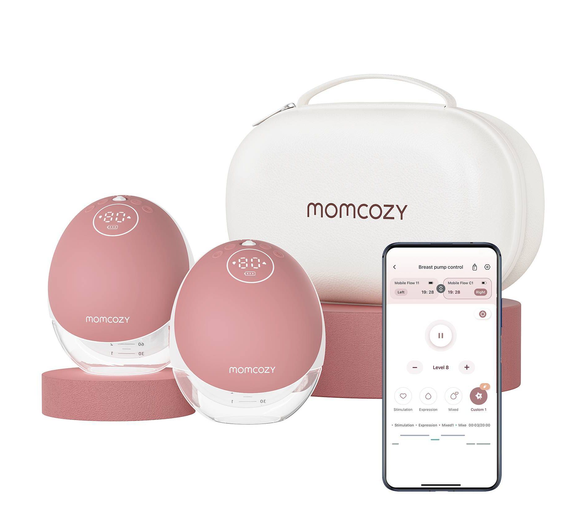Momcozy M9 Hands-Free Wearable Electric Breast Pump Set