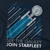 Star Trek Starfleet Recruitment Poster Adult T-Shirt Navy - 2 of 4