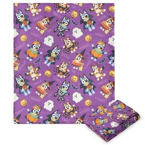 Bluey Pup Tricks Silk Touch Throw Blanket 50×60 Inches - 1 of 4