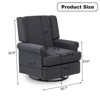 Swivel Rocker Chair, Nursery Glider Chair, Nursery Rocking Chairs with Upholstered - 2 of 4