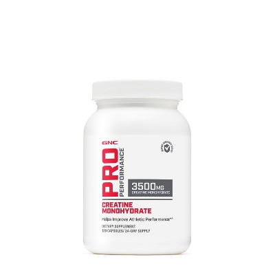 GNC Pro Performance Creatine Monohydrate 3.5g Supplement, Improves Muscle