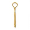 Black Bow Jewelry 14k Yellow Gold Mom on Heart with Infinity Symbol Pendant, 18mm - 2 of 4