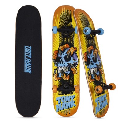 Tony Hawk 31" Skateboard - Signature Series Skateboard with Pro Trucks, Full Grip Tape, 9-Ply Maple Deck, Ideal for All Experience Levels
