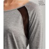 Aeropostale Womens Mesh Shoulder Embellished T-Shirt - 2 of 2