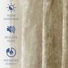 Texture Velvet Back Tab Room Darkening Curtain Single Panel - 2 of 4