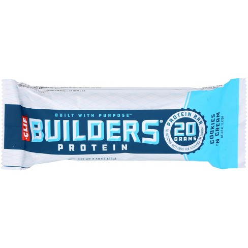 Clif Builder Bar Cookies & Cream - Case of 12 - 2.4 oz - image 1 of 1