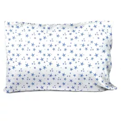 Saturday Park Stars Pillow Case - 20x30 Light Blue