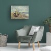 Trademark Fine Art -Vincent van Gogh 'Fishing Boats on the Beach' Canvas Art - 3 of 4