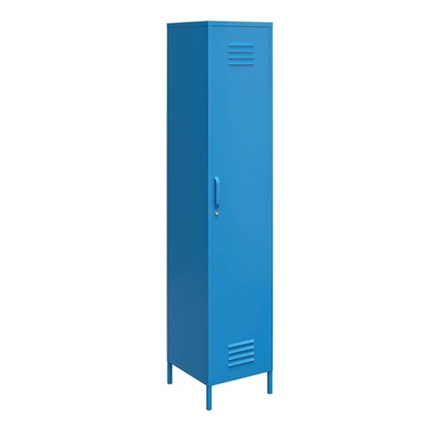 Cache Single Metal Locker Storage Cabinet Blue - Novogratz