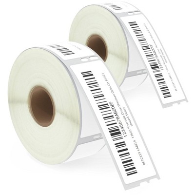 2 Rolls DYMO 30252 Compatible 1-1/8inch x 3-1/2inch, 28mm x 89mm Self-Adhesive Address Labels,Compatible with Dymo 450, 450 Turbo, 4XL and Many More