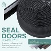 HOME INTUITION - 396 Inch Weather Stripping Window Door Seal Strip 33 Feet Self Stick Weatherstrip Gap Draft Blocker - 4 of 4