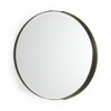 HomeRoots 24" Gold Metal Round Framed Accent Mirror - 4 of 4