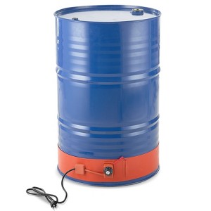 VEVOR Metal Drum Heater,1200 Watt 5 inch Width, Pail Heating Band for 55 Gallon Barrel,86-302℉ Adjustable Thermostat, Silicone,FCC Listed,Blue&Orange - 1 of 4