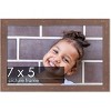 PosterPalooza | Photo Size Shabby Chic Brown Picture Frame - UV Acrylic, Foam Board Backing, Hanging Hardware - 2 of 4