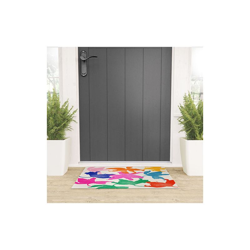 Garima Dhawan lily 68 Looped Vinyl Welcome Mat - Society6, 2 of 6