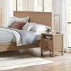 Arden 2 Drawer Wood Nightstand Light Driftwood - Alaterre Furniture: Solid Pine, Open Shelf, Farmhouse Style - 2 of 4