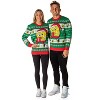 Seven Times Six Bioworld Men's Pop funure Ugly Christmas Sweater Holiday Knit Pullover - 3 of 4