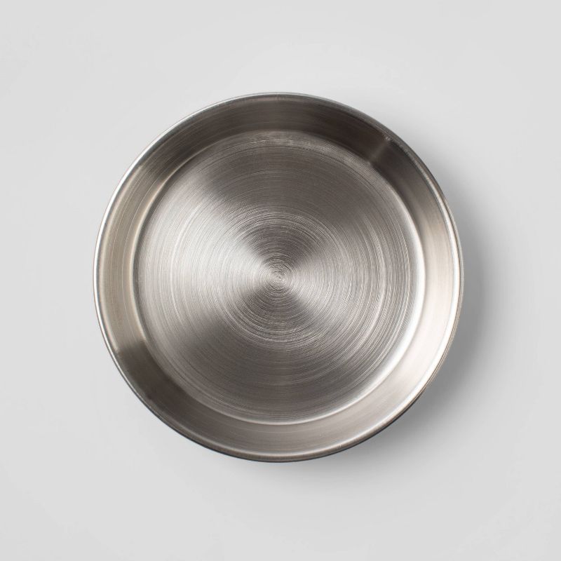 Matte Stainless Steel Cat &#38; Dog Dish Bowl - Silver - 13.2oz - Boots &#38; Barkley&#8482;, 4 of 5