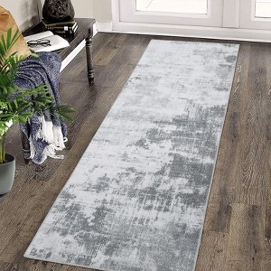 Abstract Machine Washable Area Rug Non-Slip Carpet - 1 of 4