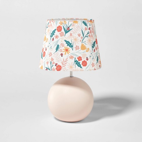 Fl Shade Pink Pillowfort Target, Pillowfort Table Lamp With Nightlight Base