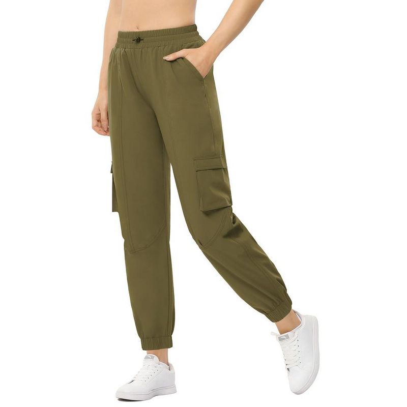 Women's Hiking Pants Lightweight Quick Dry Cargo Joggers with Pockets Athletic Workout Casual Outdoor, 1 of 8