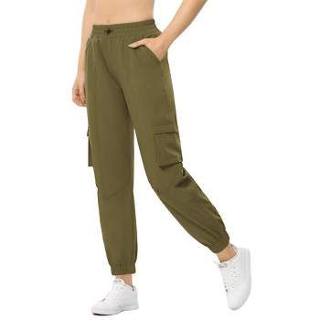 Women's Hiking Pants Lightweight Quick Dry Cargo Joggers with Pockets Athletic Workout Casual Outdoor