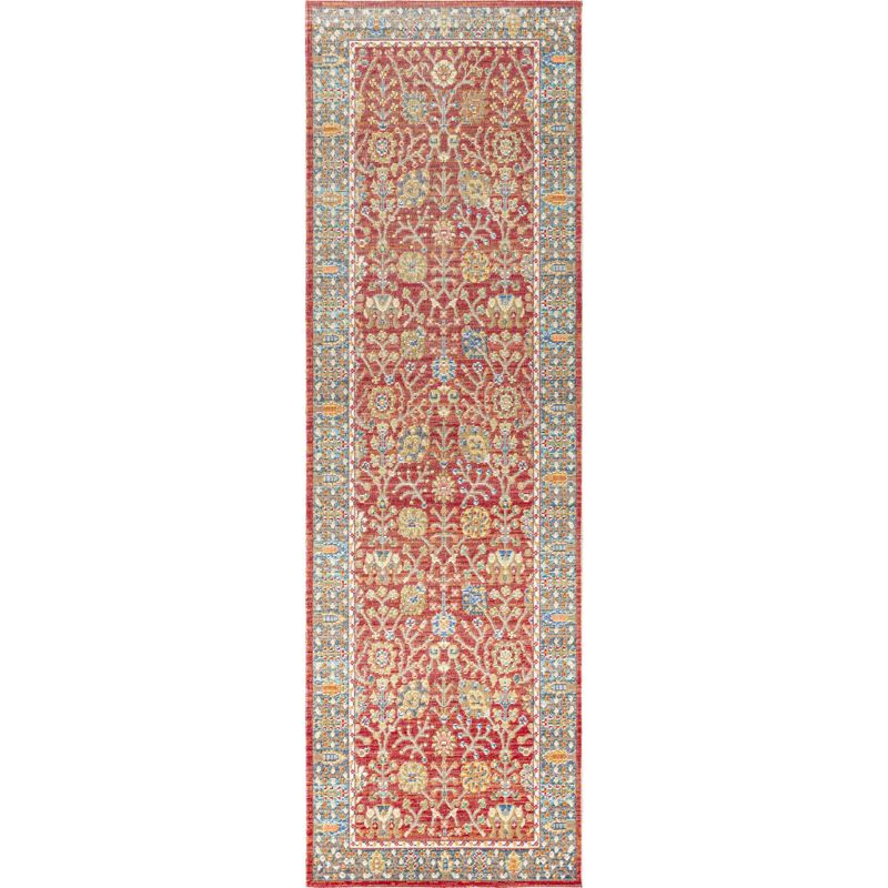 India Flower and Vine Area Rug - JONATHAN Y, 2 of 6