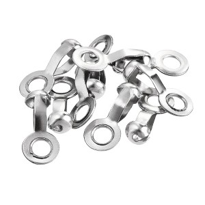 Unique Bargains 304 Stainless Steel Pull Loop Crimp Ball Chain Connectors - 1 of 4