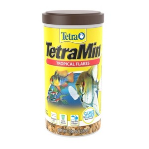Tetra Tropical Flakes Nutritionally Balanced Fish Flavor Dry Fish Food - 7.06oz - 1 of 4