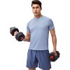 Anna-Kaci Active Men's Classic Crew Neck Active T-Shirt with Lightweight Quick-Dry Fabric for Performance Comfort - 2 of 4
