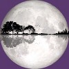Men's Design By Humans Moonlight Nature Guitar II By Maryedenoa T-Shirt - 2 of 3