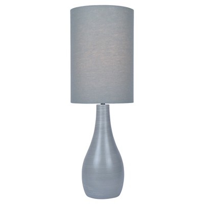 Quatro Table Lamp Brushed Gray  - Lite Source