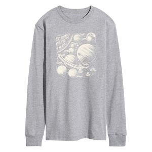 Men's - Instant Message - Celestial Objects Long Sleeve Graphic T-Shirt - 1 of 4