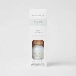 73 9ml Glass Wellness Reed Oil Diffuser With Wooden Cap Calm Candle Project 62 Target