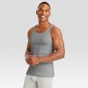 Hanes Men's 6pk Red Label Tank Top Dyed A-Shirt - Gray/Black - image 3 of 3